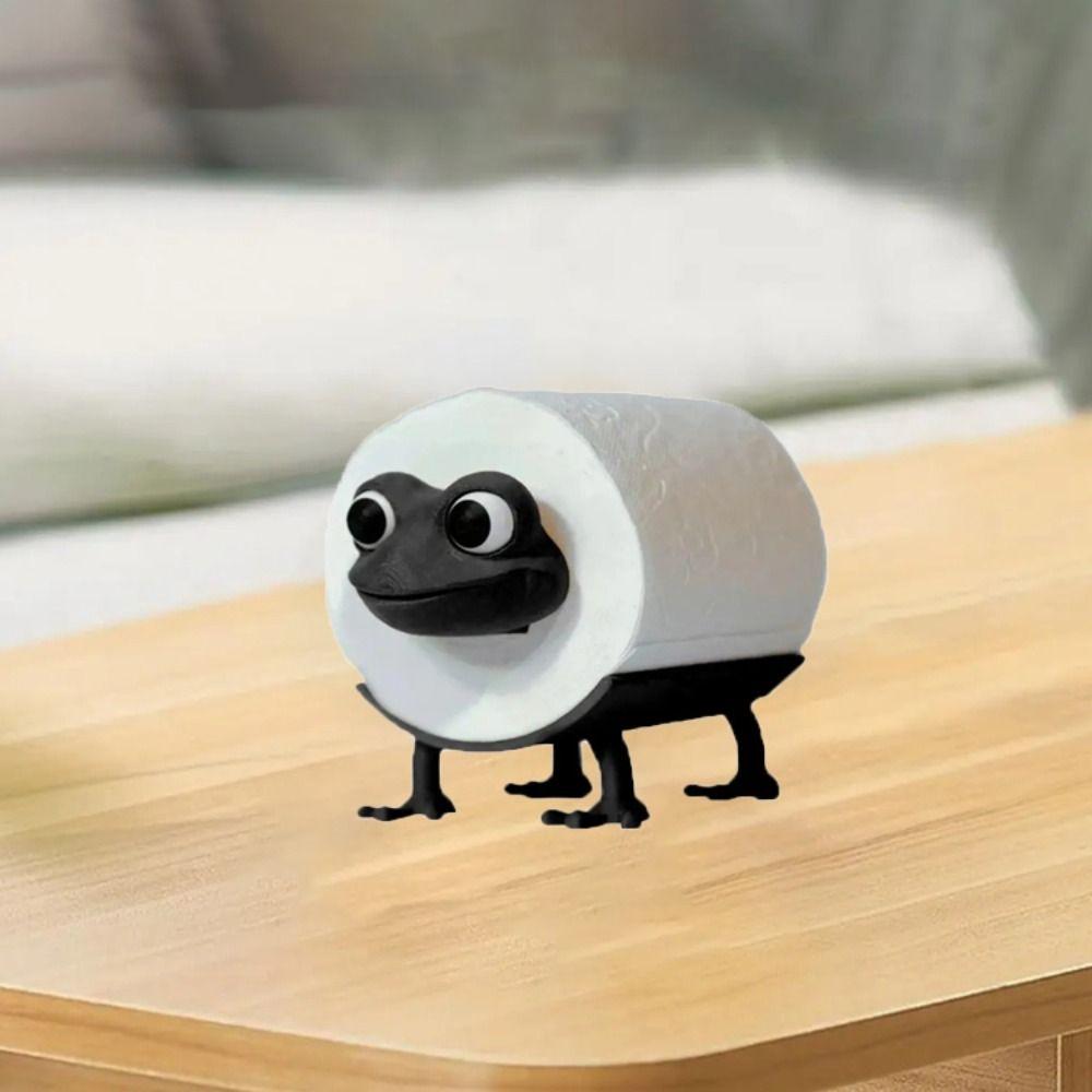 Cute Design Animal Shaped Toilet Paper Holder Creative Toilet Paper Holder  Bathroom Accessory