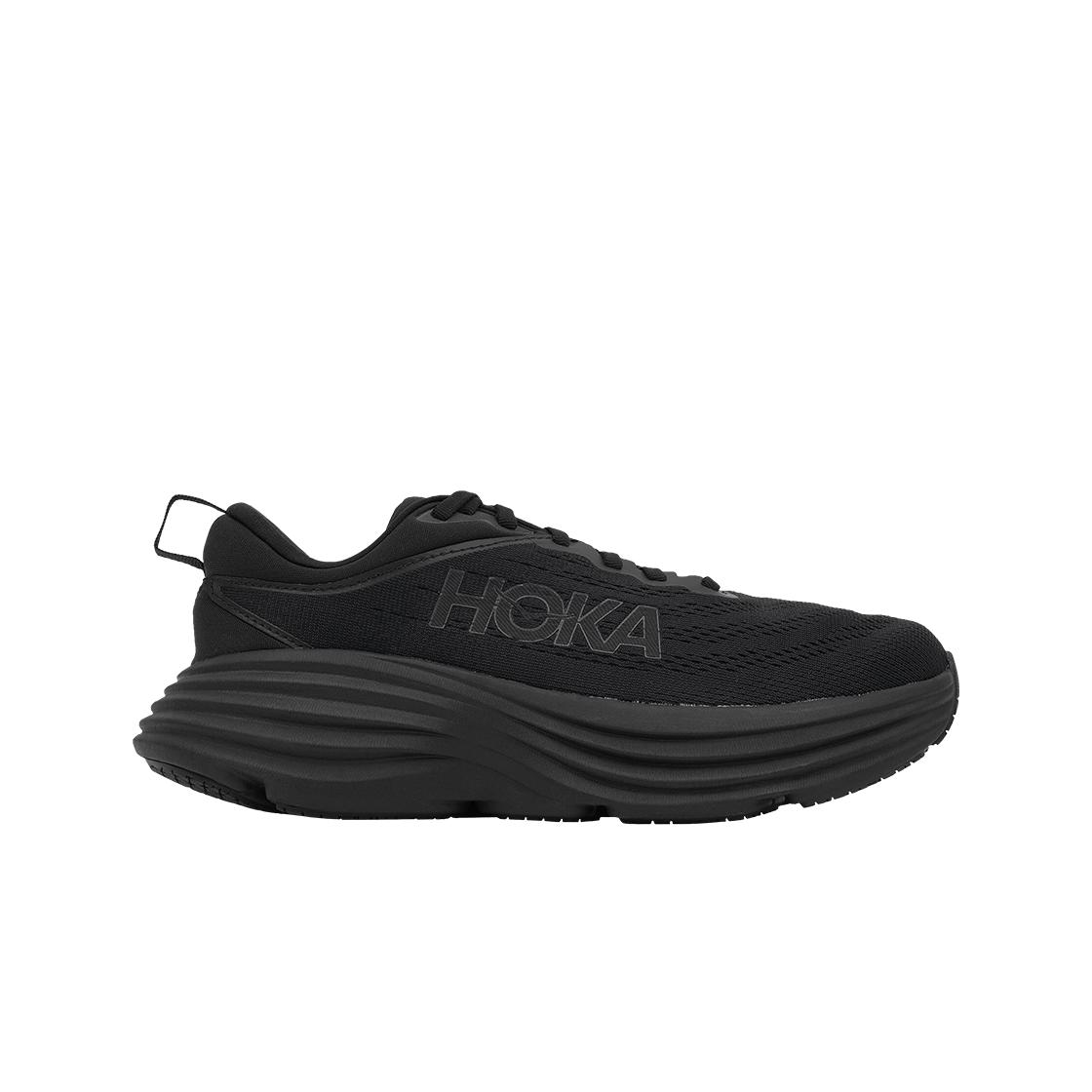 HOKA Bondi 8 Wide Тройные черные женские кроссовки 1127954-BBLC 36