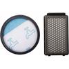 Filtres aspirateur - AIMOONSA - Compatible Rowenta ZR005901 - 2 HEPA+2 mousse - HEPA haute efficacité - Rect.14,2x8,6cm/Ø14cm