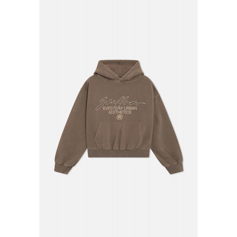 Maglione con Cappuccio Stampato alla Moda Casual Largo Maglione per Coppia Europa