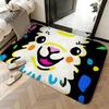 Soft Absorbent Non-Slip Rug Animal Alpaca Floor Mat Home Decor Doormat Bedroom Floor Mat Shower Carpet