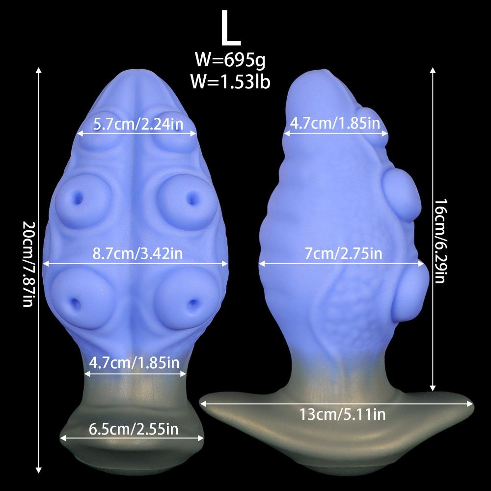 Wearable Special Shape Butt Plug Silicone Women Adult Pleasure Toy