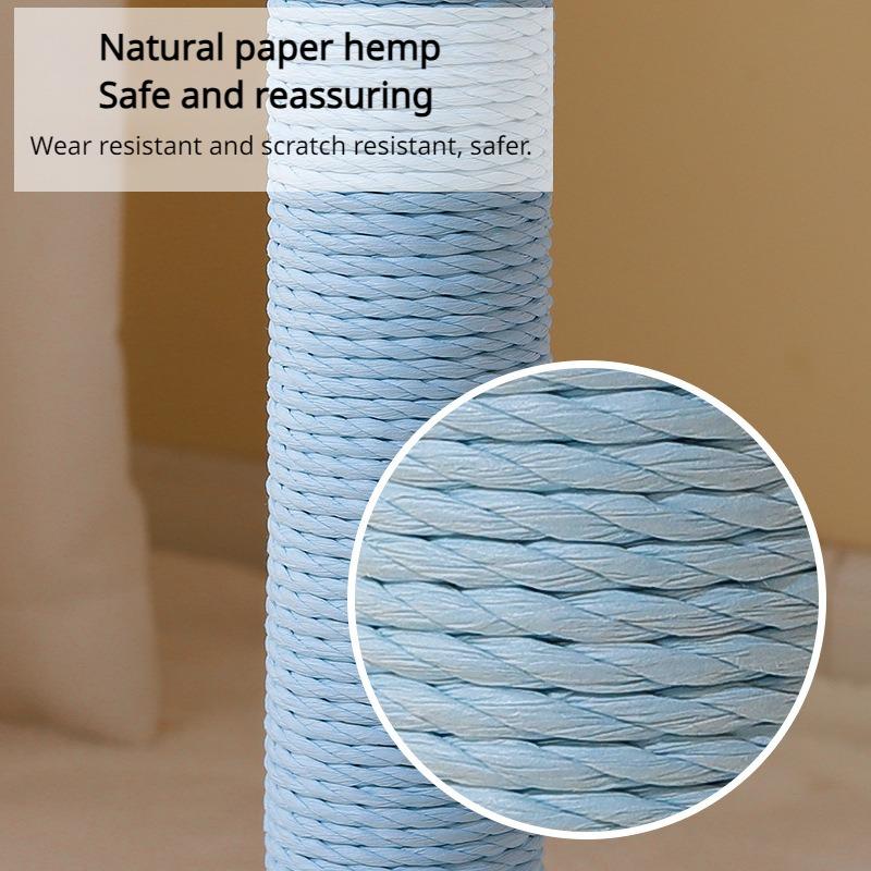 Cat Sisal Scratching Board Scratching Post Teasing Turntable Feather Cat Claw Sharpening No Dander Relief Pet Toys Supplies