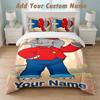 Bedding Set 1 Duvet Cover 2 Pillowcases Benjamin Blümchen Print Soft Bed Linen Bedroom Decor