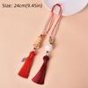 Double Tassel Car Buddha Pendant Lotus Flower Hanging Ornament Protective Buddha Statues Chinese Traditional Culture Good Luck