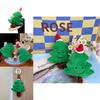 Adorable Green Christmas Tree Plush Toy Ornament Perfect For Festive Holiday Decor