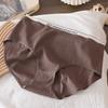 Minimally Contrasting Letter Waistband Panties High Waisted Pure Cotton Oversized Triangle Women’s Panties