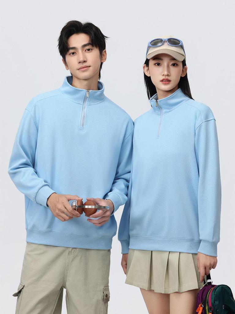 Custom Cotton Hoodie for Restaurant Waitstaff: Milk Tea, Coffee, BBQ - Autumn/Winter Workwear with Logo Print