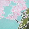 Some no Anbo Tenugui hand Blossoms by the Tokuoka Made in 35cm x 100cm (Japanese towel) "Cherry Lake" - Hand-dyed, 100% Cotton, weave, Japan,