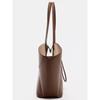 Women Casual Tote Handbag Large Capacity PU Leather Simple Tote Purse Solid Color Slouchy Tote Bag Female Shopping Bag