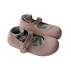 Soft leather version~ niche small floral Mary Jane sweet shallow mouth spring new round head retro soft sole Doudou single shoes