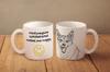 Norwegian Lundehund, Norsk Lundehund - Cup with a Dog, Cheerful Cup for a Dog Lover, Personalized Gift from the Art-Dog Brand