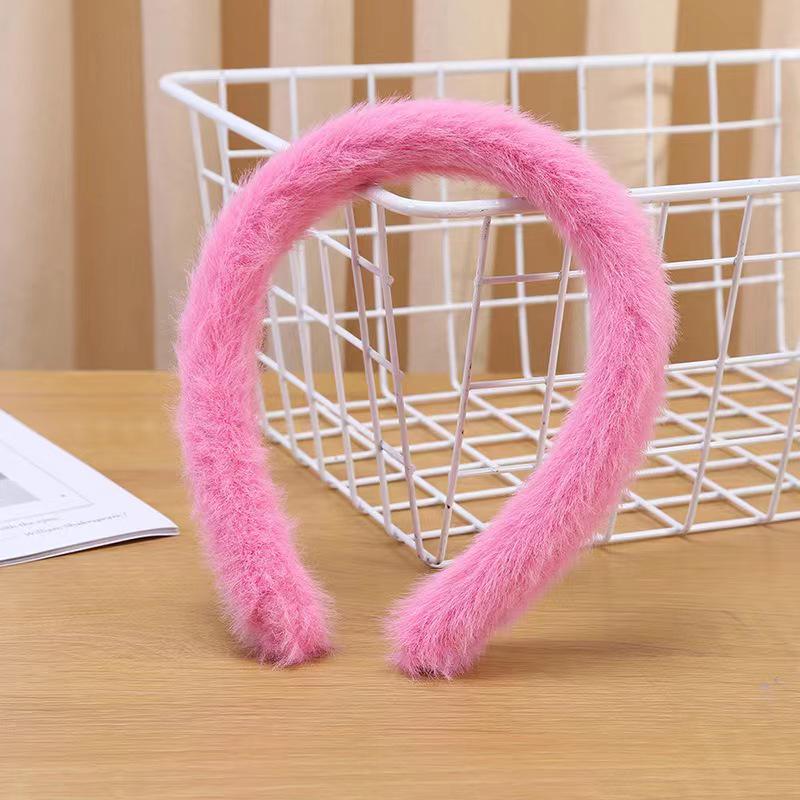 Entzückendes Plüsch-Herz-Hasenohren-Stirnband zum Gesichtwaschen - Niedliches Cartoon-Haaraccessoire