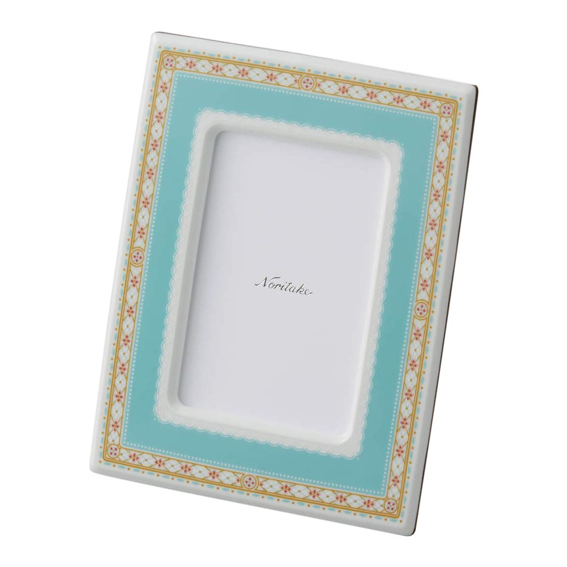 

Noritake Photo Frame, White, Diameter: Approx. 20cm, Diameter: Approx. 16cm, Inner Paper Size: 8.9cm x 12.7cm, Y91882/1645