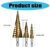 Step Drill Bit Drill Bit Titaniums Milling Cutter For Woodworking Metal Core Hole Opener