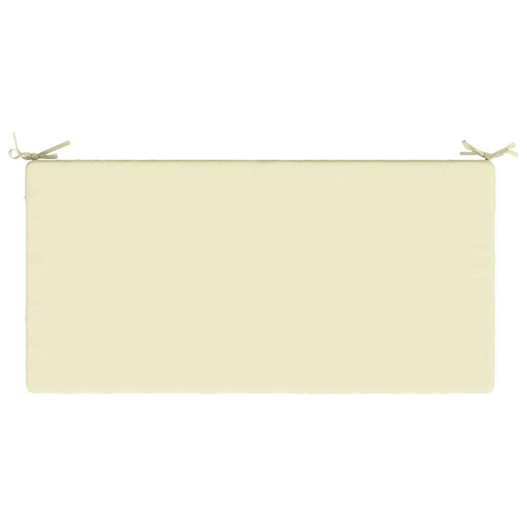Seat Cushion SOEST 100percent  Polyester Cream 120 X 60 X 10 Cm