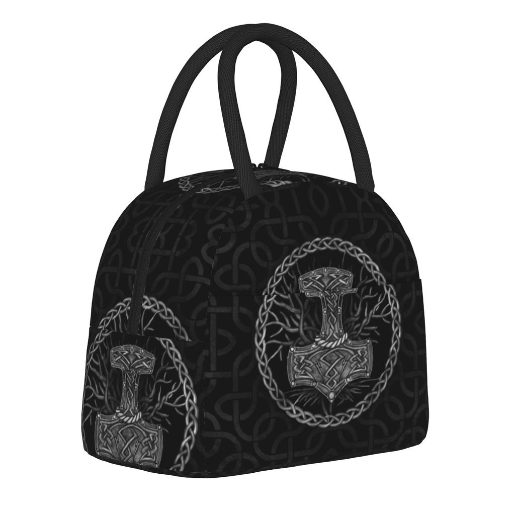 Tree of Life Insulated Lunch Bags Thermal Bag Reusable,Lunch Container Ragnar Lagertha Large Tote Lunch Box Food Handbags
