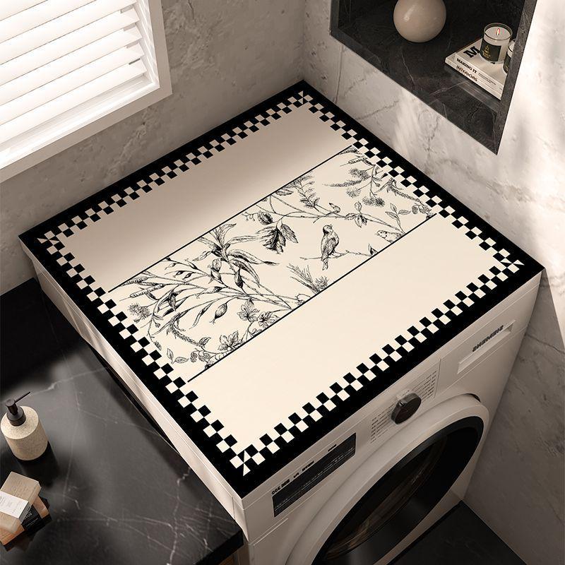 Lux Diatomaceous Earth Washing Machine Mat - Dustproof, Absorbent, Easy To Clean, Stain-Resistant, Non-Slip, Customizable Size.