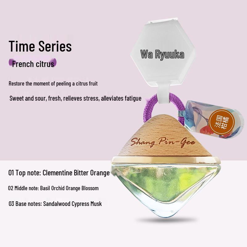 Wa Liu Xiang Car Air Freshener Pendant: Long-lasting Aromatic Fragrance and High-end Gift