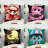 Cute PPepoyo Pillow Case For Car Sofa Decorative Home Doublesided Print Plush Square Throw Pillow Cushion Cover