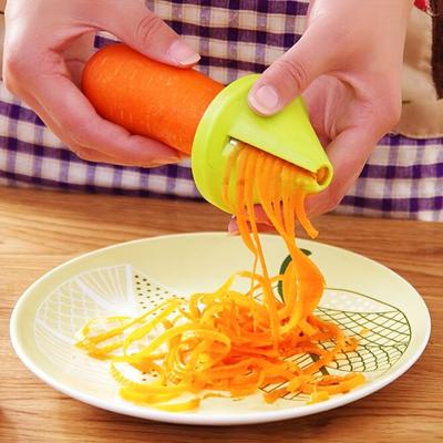 1pc, Vegetable Spiral, Potato Spiralizer, Fruit Grater, Vegetable Slicer, Carrots Peeler, Potato Cutter, Cucumber Spiral Curler