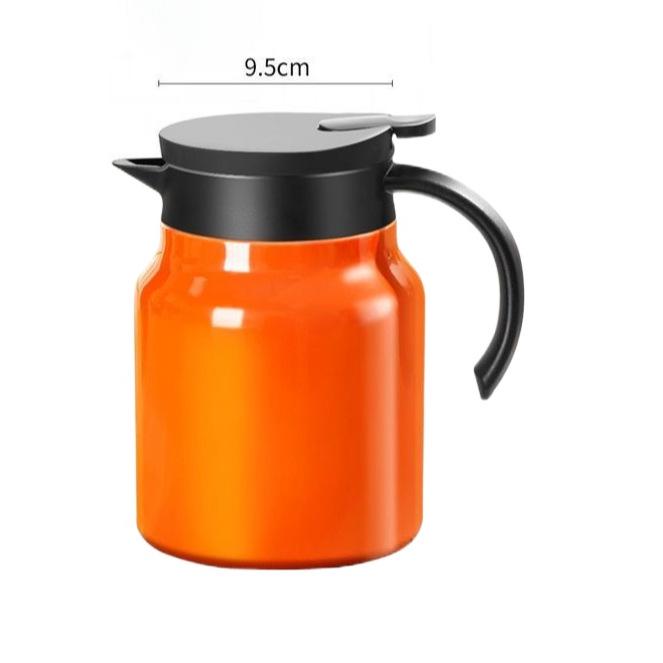 Insulated Stainless Steel Thermos Cup: Large Capacity Water Bottle with Tea and Water Separation for Home Use