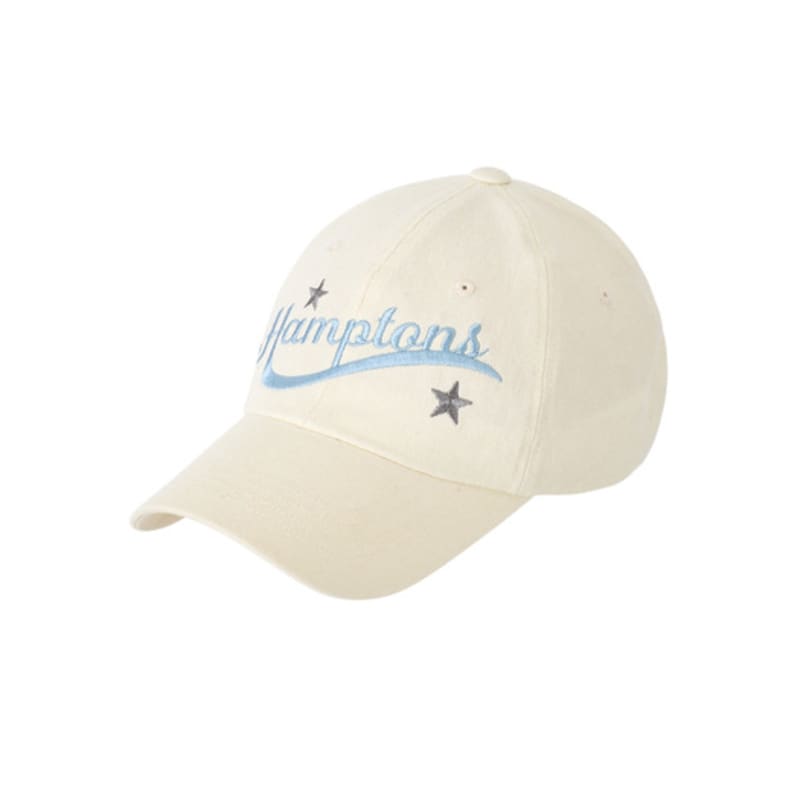SALON DE YOHN Hampton Ball Cap_ Ivory