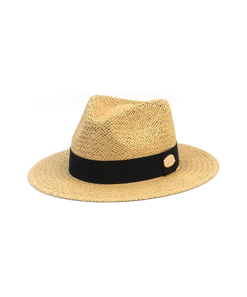 Yunibeosyeolkemiseuteuli Summer Beige Fedora - Big Size Big Size Fedora
