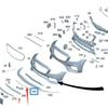 2138850300 Front Bumper Bright Trim for Mercedes-Benz E-Class E260 E300 W213
