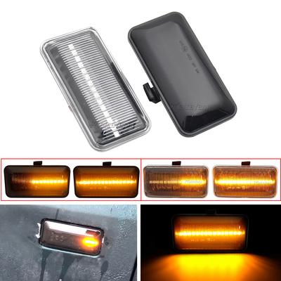 2Pcs for VW Golf 2 3 Passat B3 Vento Jetta A2 A3 Seat Ibiza 2 Cordoba 1 Dynamic LED Side Marker Light Turn Signal Blinker Lamps