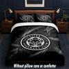 Leicester City Football Design Bed Bedding Set 1 Duvet Cover + 2 Pillowcases Soft Breathable Household Bed Linens