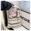 Large-capacity Commuter Woven Bag Women's Summer New Hollow Knitted Bag Slack Shoulder Beach Bag