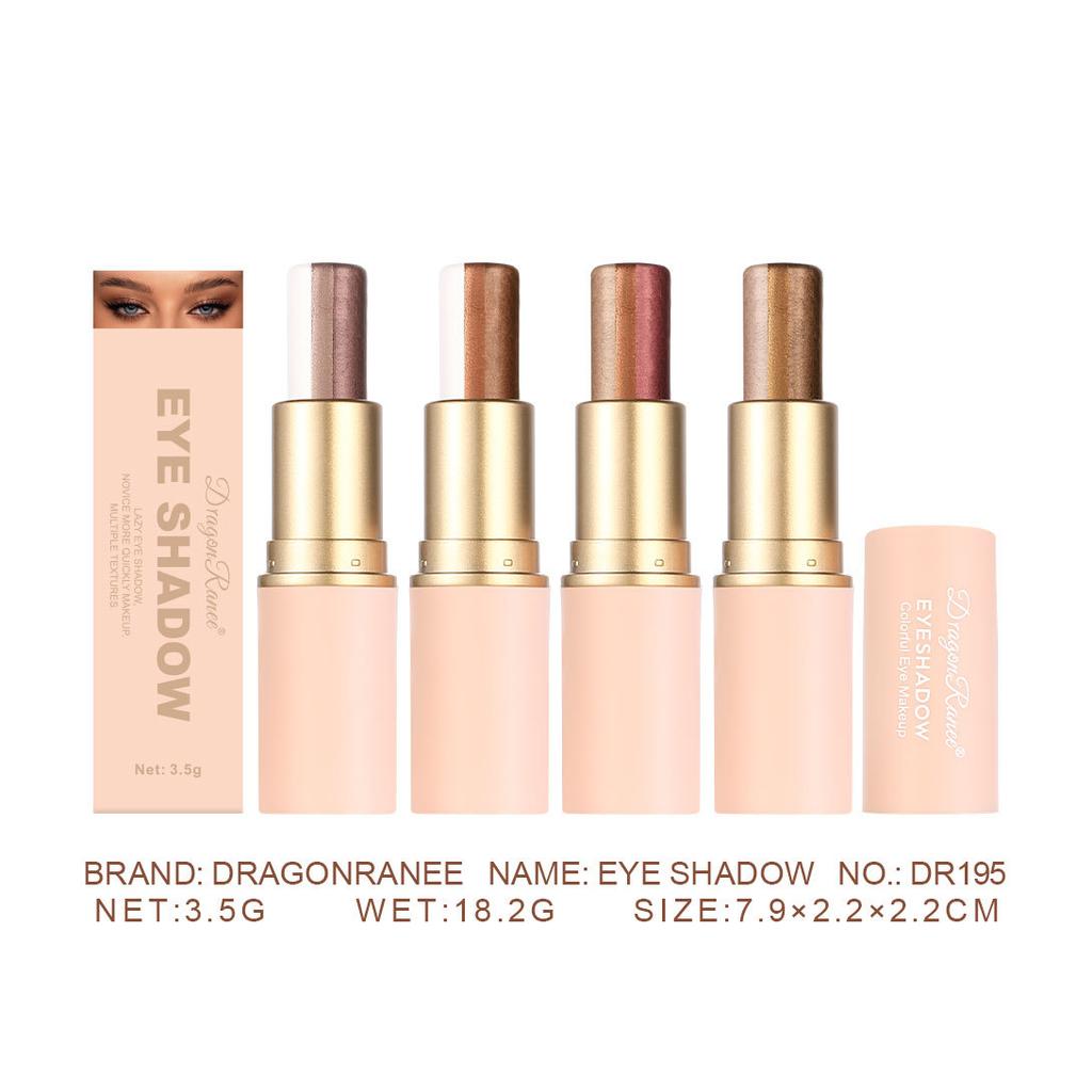 Three Color Eyeshadow Stick Glitter Highlight Shadow Stick Eye Makeup Waterproof Lasting Shimmer Metallic Eyeshadow Makeup