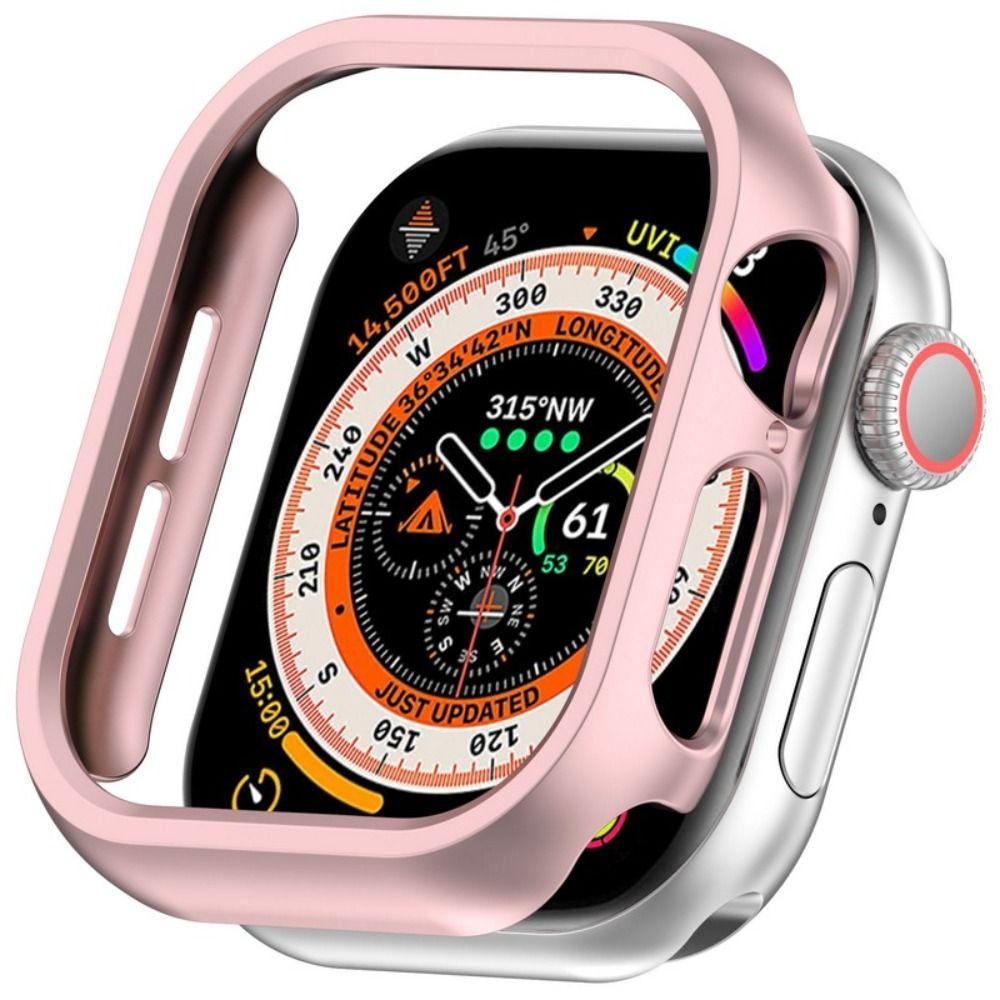 Hard PC Bumper Case for Apple Watch Series 10 42/46mm Protective Cover for iWatch Anti-scratch Shockproof Hollow Half Frame