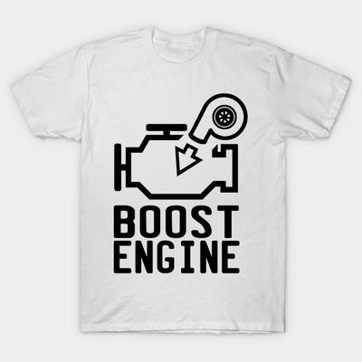 Koszulka damska Boost Check Engine Light Harajuku Print Kawaii Tshirt Letnia koszulka damska z krótkim rękawem Top Tee