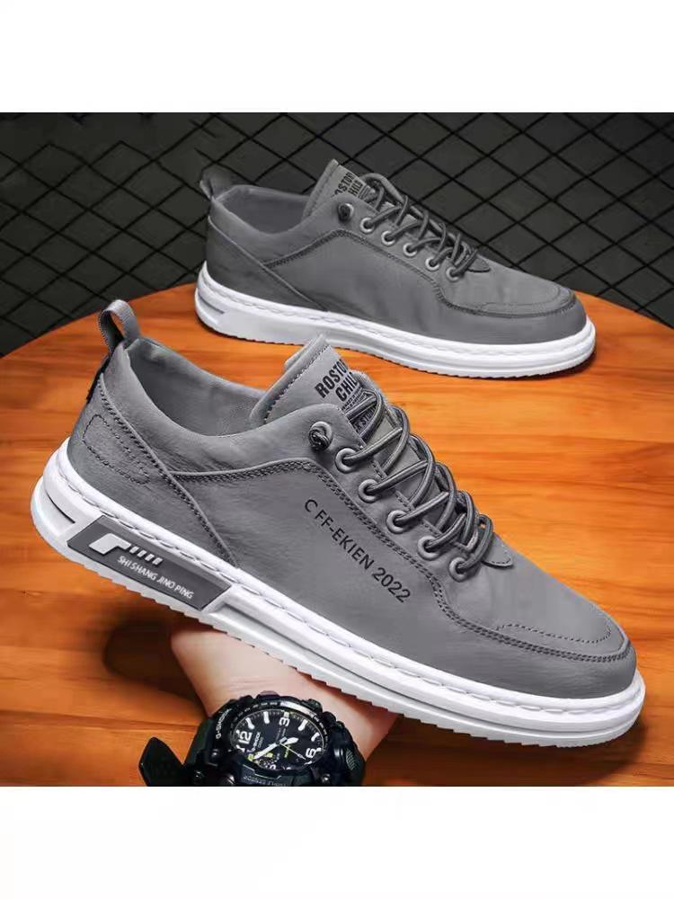 

Men s Low-Top Breathable Canvas Skate Shoes - 2023 Autumn Collection Size 39 сірий колір