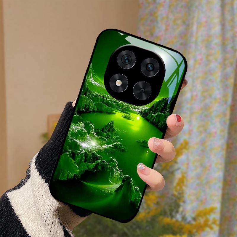 Pro Poco X5 / X6 / X7 Pouzdro Tvrdý PC Tvrzené Sklo Kryt Telefonu Pro Xiaomi Poco X7 Pro 5G Módní Luxusní Skleněné Ochranné Skořápky