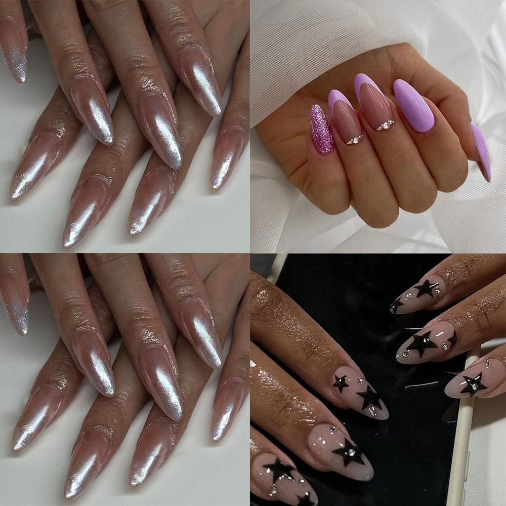 

Star Fake Nials French Press on Nails Manicure False Nails Women
