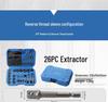 26-Piece Damaged Nut & Screw Extractor Tool Set - Chrome Molybdenum Steel