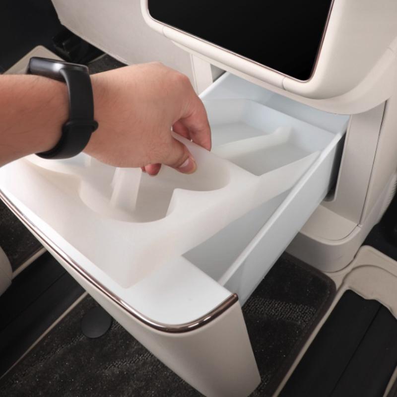 For Lynk Co 900 2025 Interior Refrigerator Protective Pad Silicone Anti-dirty Storage Pad Auto Modified Accessories