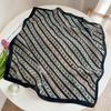 Old Money Wind Cashew Flower Cotton Brown Small Square Scarf Silk Scarf Scarf Shirt Shawl Hair Band Belt Scarf