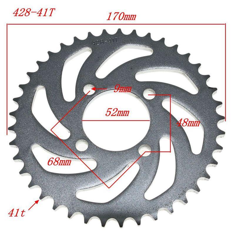420 96/100/104/108/110/132/140Links Motorcycle Drive Chain Link For 50 70cc 90cc 110cc 125cc 140cc 150cc Pit Dirt Quad ATV Bike