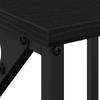 Nightstand Black Oak Look 34 x 35.5 x 70 cm Engineered Wood