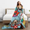 Toca Life World  Blanket Quality Soft Warm  Throw Blanket Winter Boy Girl Couch Chair Sofa Bed Pattern Bedspread