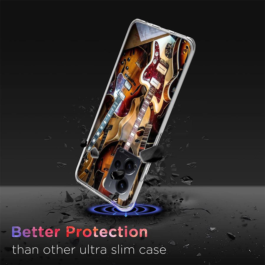 Retro rock Music Electric Guitar Phone Case For Redmi Note 14 15 Pro 5G 13 12 Pro Plus 11 11T 11E 11S 10 Pro 10S 9 9S Cover Cell