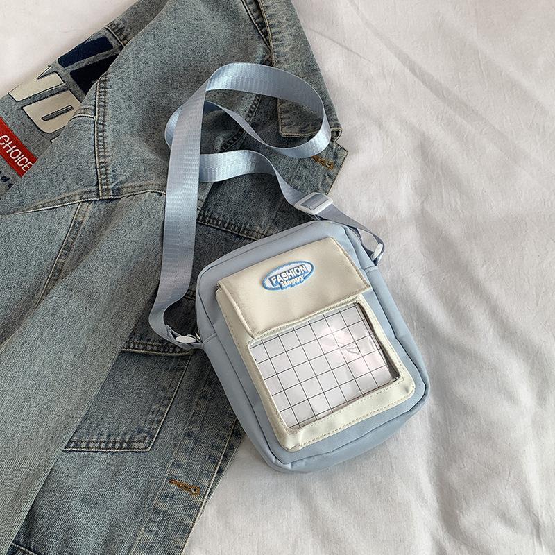 

2025 новая повседневная сумка сумка для мобильного телефона универсальная популярная в стиле инс корейская версия на плечо сумка-мессенджер кошелек в этом году синий