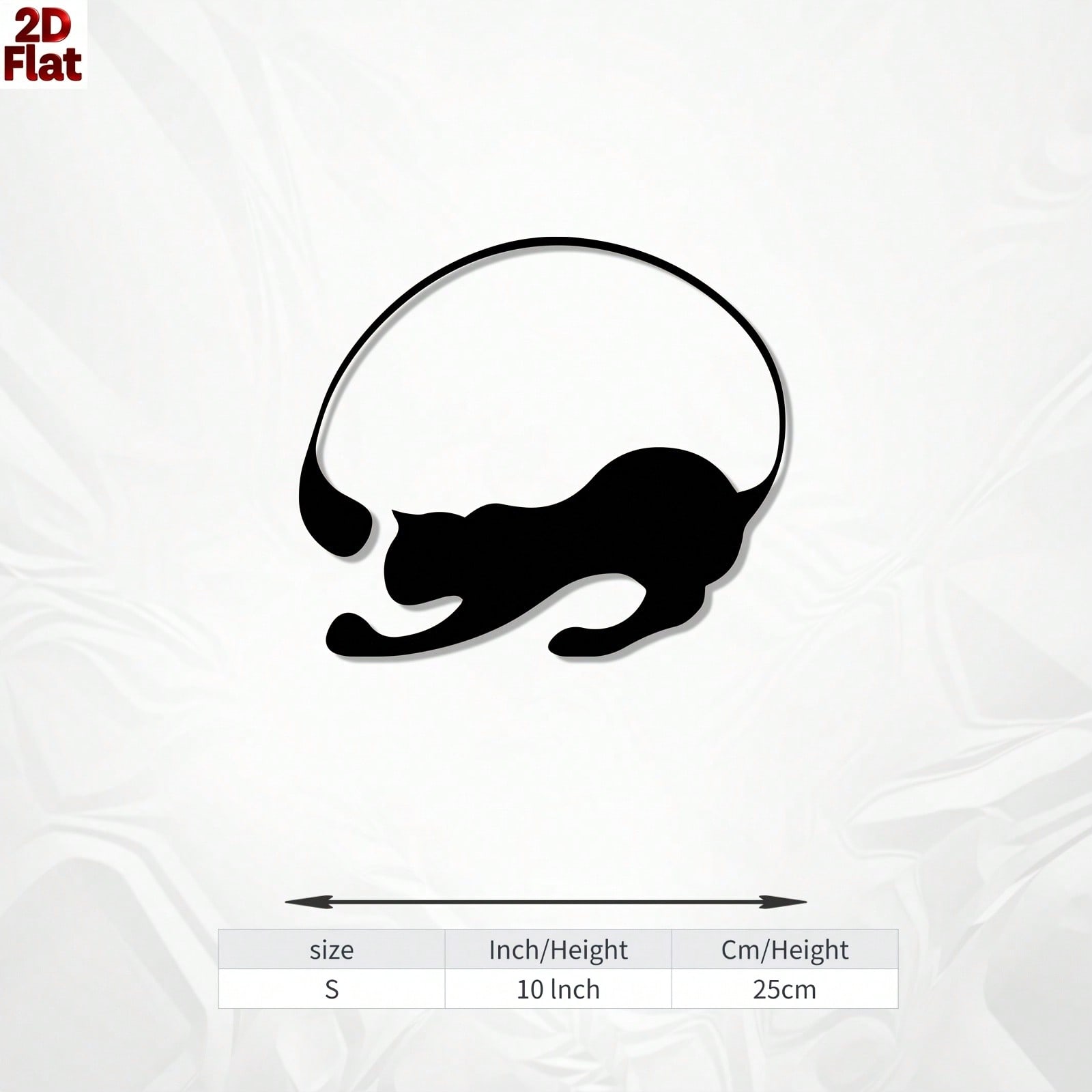 Cat Silhouette Metal Wall Art Iron Sculpture Indoor Garden Fence Halloween Christmas Gift разноцветный