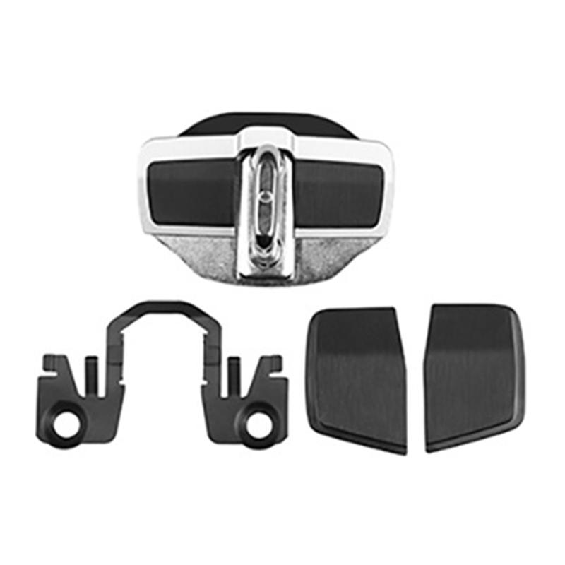 

Durable-1Set TRD Door Stabilizer Latches Stopper Covers For Nissan All Series E12/E13/C27/C28/KICKS/ X-TRAIL Door Lock Protector SilverBlack 1Set