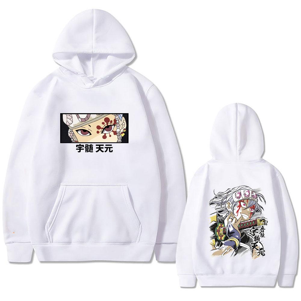 Uzui Tengen Demon Slayer Graphic Hoodies Men Women Clothing Casual Oversized Hooded Pullover Harajuku Street Fashion Streetwear