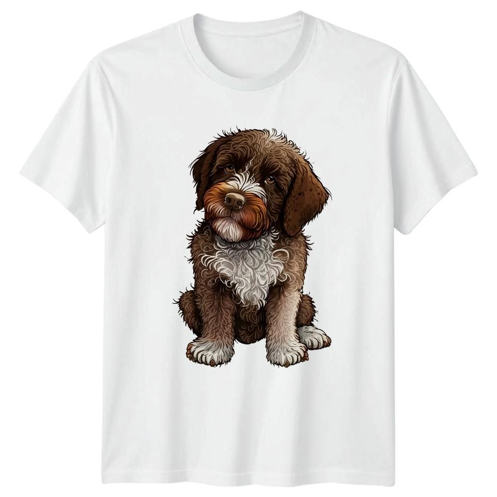 Fluffy Puppy Dog Lovers Animals Unisexs TShirt Unisexs Graphic Tee S